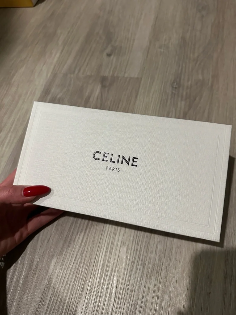 Celine Silver Frame Sunglasses with Dark Gray Lenses - Picture 10 of 10